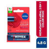 Protector Labial 3 en 1 NIVEA Color Rojo