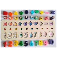 Juego didáctico encaje madera Jhtoy-422S PLAZA VEA