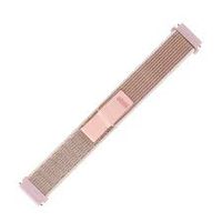 CORREA NYLON PARA SMARTWATCH 20MM ROSADO