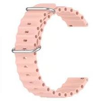 CORREA SILICONA CORRUGADA PARA SAMSUNG WATCH 4-5 (20MM) ROSADO