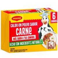 Caldo en Polvo MAGGI Sabor a Carne Caja 42g