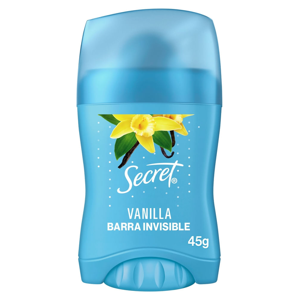 Desodorante en Barra SECRET Vainilla Frasco 45g