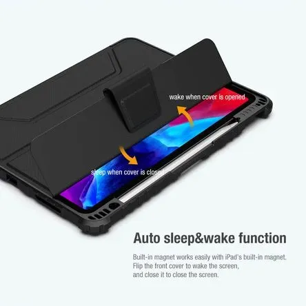 Bumper Nillkin Leather Case Pro para Apple IPad Air 11 2024 Negro