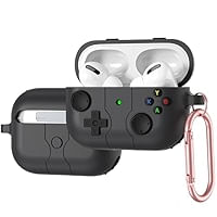 Case Protector Gamer para Airpods Pro 2 Negro