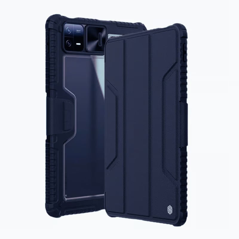 Bumper Nillkin Leather Case Pro para Apple IPad Air 11 2024 Azul