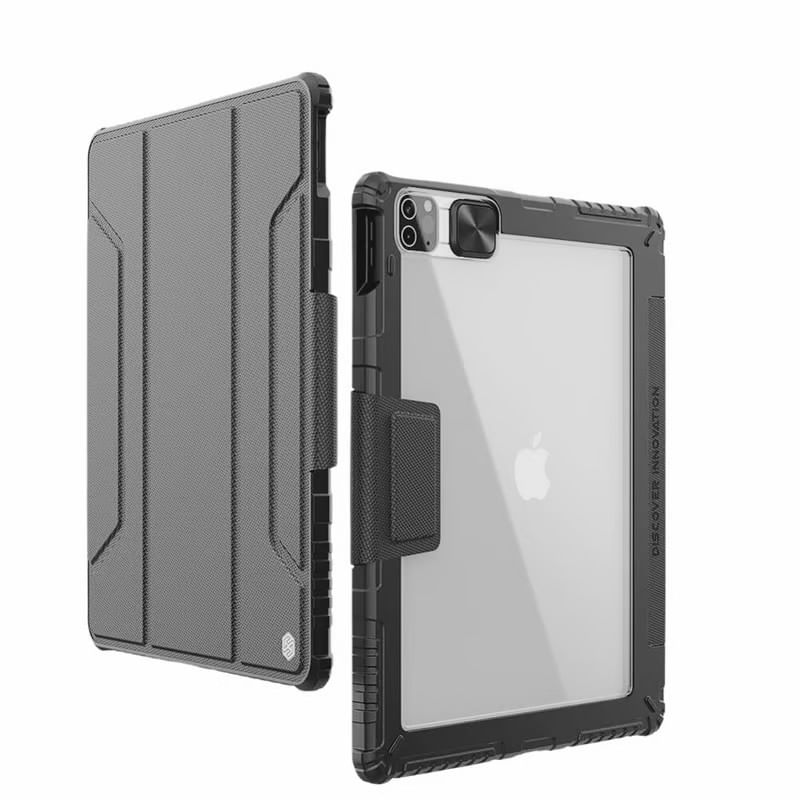 Bumper Nillkin Leather Case Pro para Apple IPad Air 11 2024 Gris