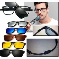 Gafas de sol polarizados magnéticos 6 en 1