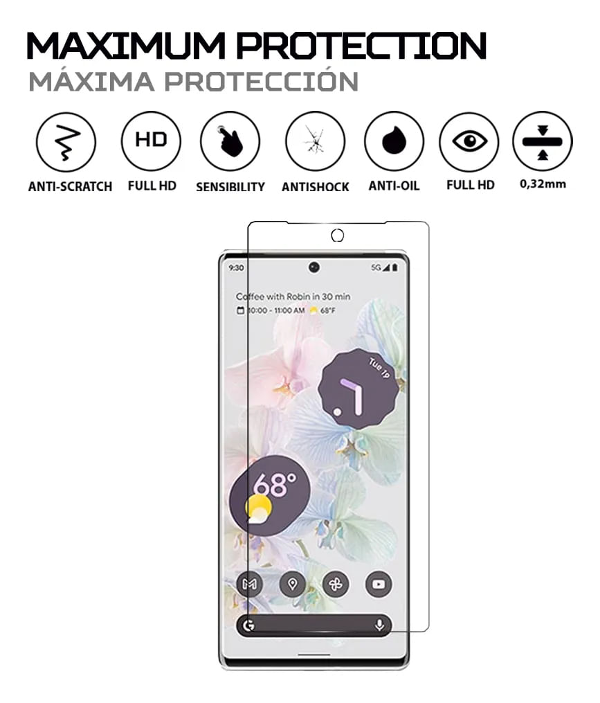 Protector Mica Para Google Pixel 6 Pro