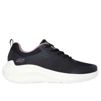 Zapatillas Urbanas Skechers Mujer Bobs Squad Waves 117681-Blk Negro