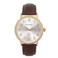 Reloj Analógico Aerostar Essential Man Ae20005Lgd Hombre Marrón