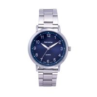 Reloj Analógico Aerostar Vincenzo Ae20001Abl Hombre Plateado