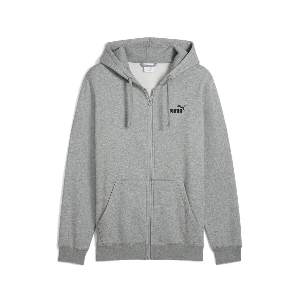 Casaca Deportiva Puma Hombre Ess No. 1 Logo Full-Zip Hoodie 682586 03 Gris