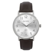 Reloj Analógico Aerostar Essential Man Ae20005Lbr Hombre Marrón
