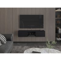 Panel Tv 65"" Gleid 2 Puertas - Wengue
