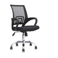 Silla de Oficina Moderna Malcoy color Negro Giratoria TU MESITA