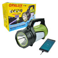 Linterna Multifuncional LED Recargable 10W OP-L9213B OPALUX