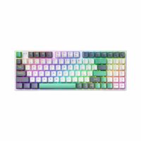 Teclado Gamer Machenike K500 Pro-B94 RGB Tri-modo BT Sp Mechanical Gray