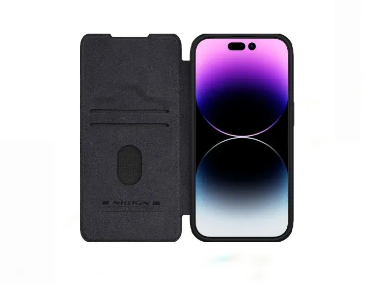 Case Nillkin Qin Pro Leather para Iphone 13 Pro Max Negro