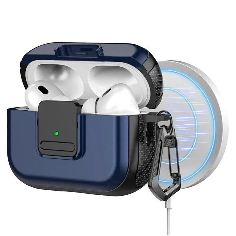 Funda Estuche Case Magnetico para Airpods Pro 2 Azul