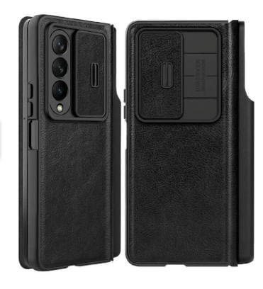 Case Nillkin Qin Pro Leather para Samsung ZFOLD 4 Negro