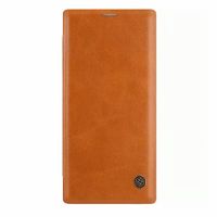 Case Nillkin Qin Pro Leather para Samsung S23 Camel