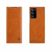 Case Nillkin Qin Pro Leather para Samsung Note 10 Plus Camel