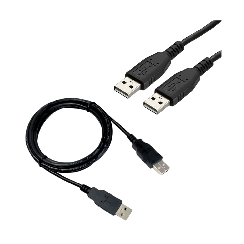 Cable Extension USB 2.0 Macho a Macho 5 Metros Negro