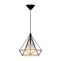Lámpara Colgante Trendy Orange Diamante E27 Negro