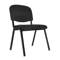 Silla de visita Isosceles Be Negro Bonno