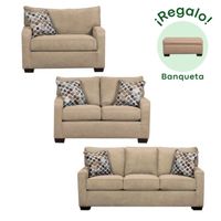 Juego De Sala Reims - Beige