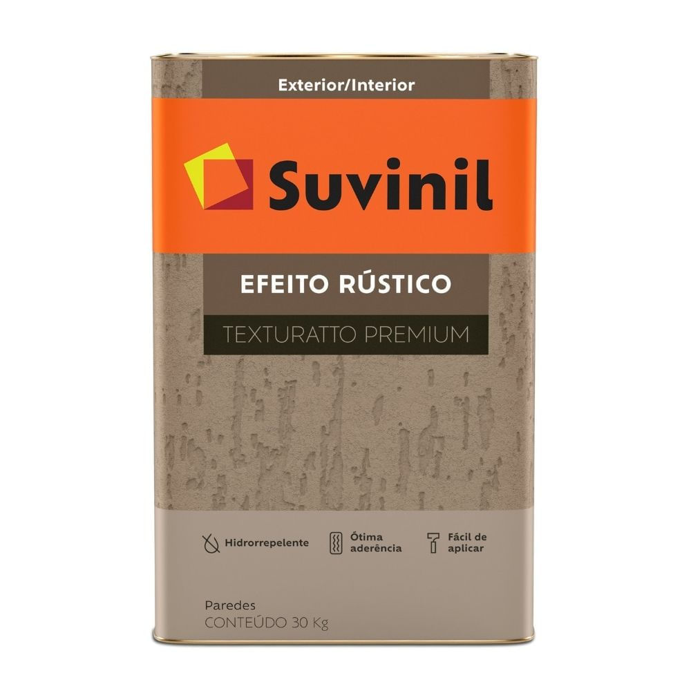 Pintura Texturado Suvinil efecto Rustico Gamuza 26kg