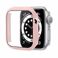 BUMPER CASE DE ACERO INOX PARA SMARTWATCH DE 38MM ROSADO
