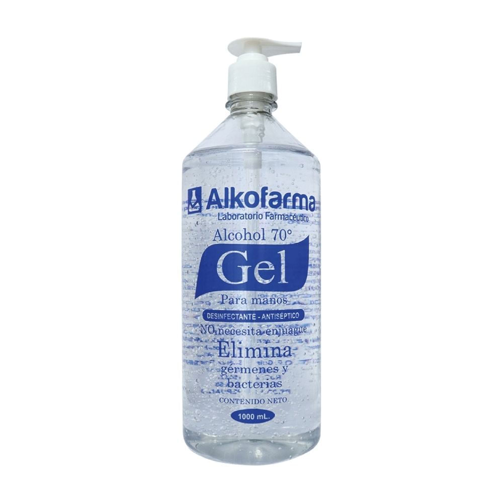 Alcohol En Gel 70 Alkofarma 1L