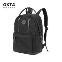 Himawari - Mochila H1084-6 escolar o de viaje porta Laptop - Negro