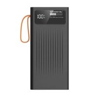 Powerbank Multifuncion Somostel 10000 mah Linterna Negro
