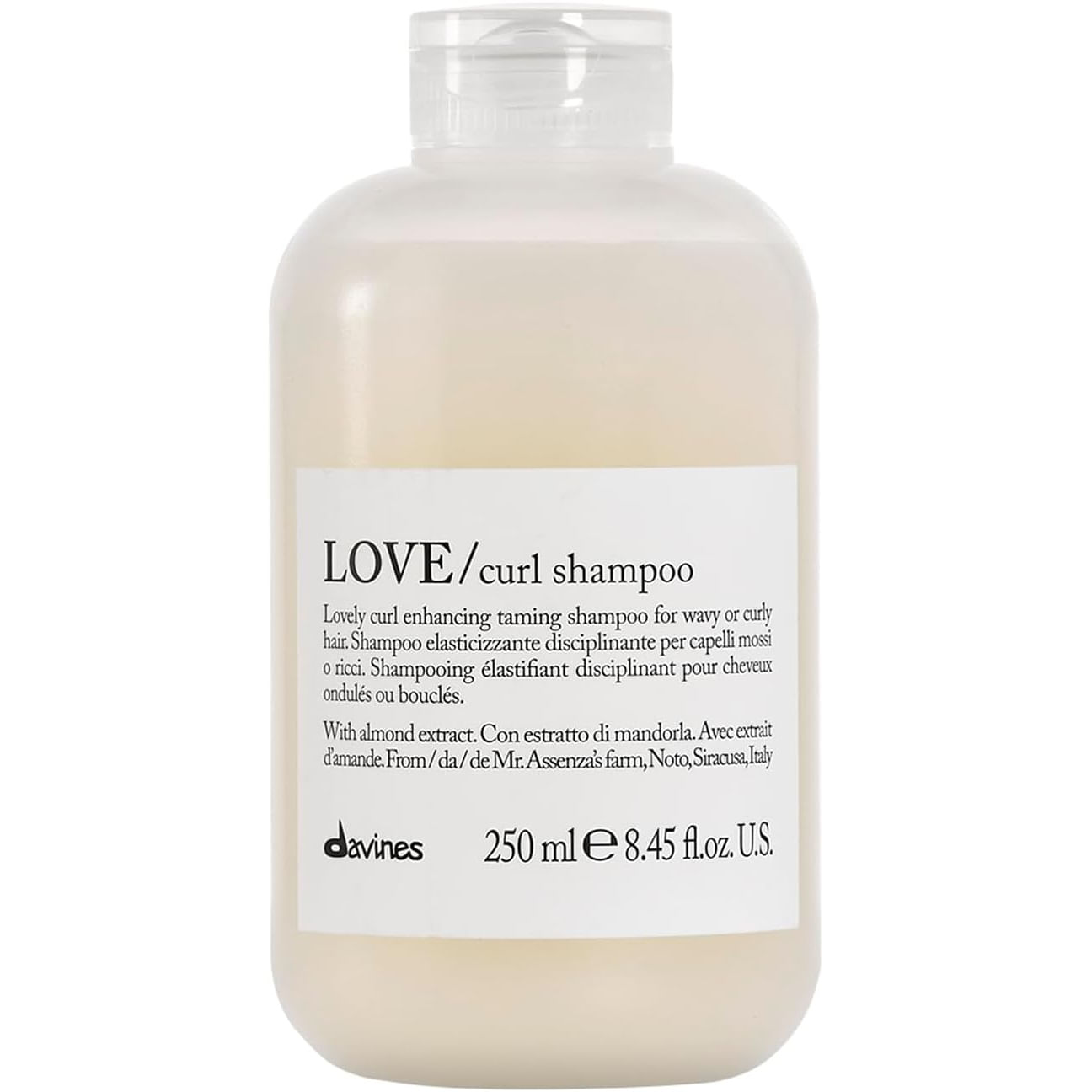Shampoo Elastizante para Rizos y Ondas Davines Love Curl 250ml