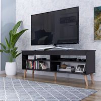 Mesa de TV Novo Hamburgo 65"" Movenda Negro