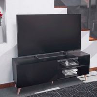 Mesa de TV Harmonia 65"" 1 puerta Movenda Negro