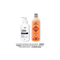 SHAMPOO SIN SAL KETOZINC 350ML+ SHAMPOO ANTIRESIDUO 500ML