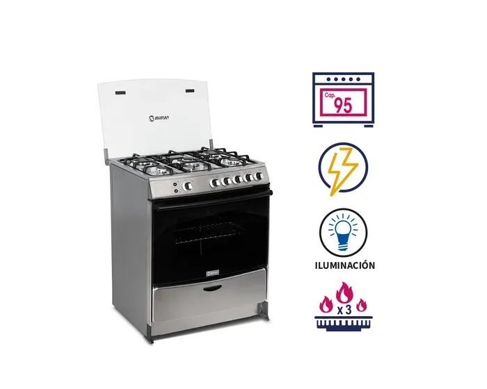 COCINA 5 HORNILLAS MIRAY MENTA PLUS (JYA)