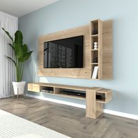 Centro de Entretenimiento 65"" Gravatai Mesa de TV y Panel Movenda Duna