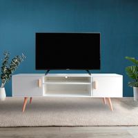 Mesa de TV Torres 50"" Movenda Blanco