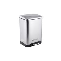 Papelera 3Lt Inox Facusa con Pedal – Acero Inoxidable, Higiénica y Moderna (JYA)