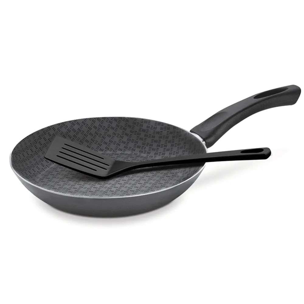 SARTEN TRAMONTINA ANTIADHERENTE PARIS 18 CM DIAMETRO CON ESPATULA