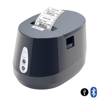Impresora térmica de etiquetas para código de barra usb bluetooth hasta 57mm + 1 rollo de etiquetas