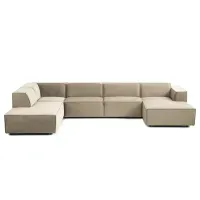 Seccional Izquierdo Lujo Vitoriano - Beige