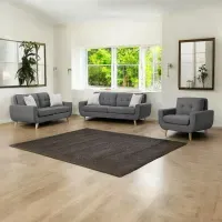 Juego de Sala Berlín 3-2-1 - Gris