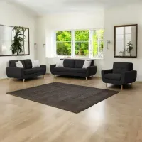 Juego de Sala Berlín 3-2-1 - Negro