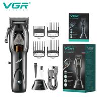 Maquina Corte Cabello Pantalla Digital Inalámbrico VGR V-653