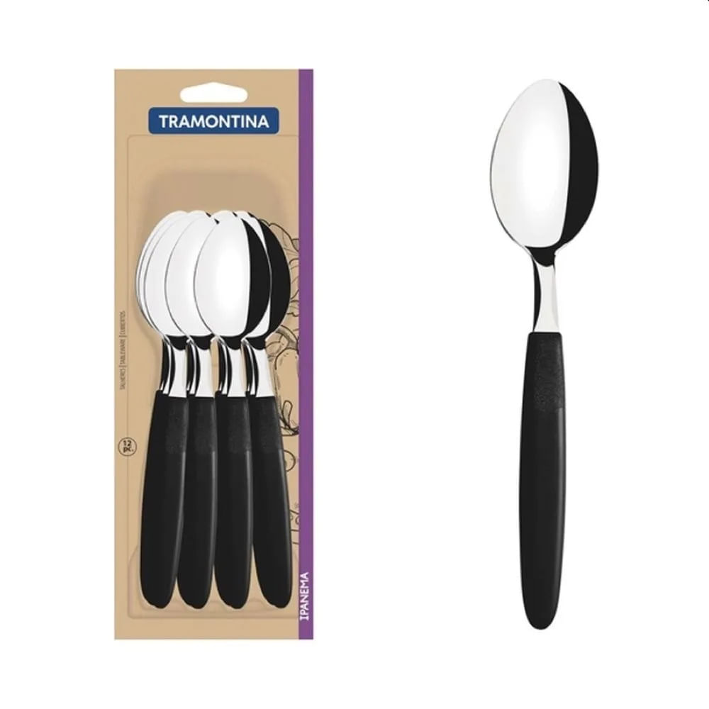 CUCHARA DE MESA TRAMONTINA IPANEMA 12 PIEZAS